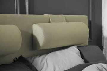 Lucky Sängpaket 150x200 SkumSlät Sänggavel Nackkudde - Nackkudde Stor Grön - Möbler - Säng - Kontinentalsäng