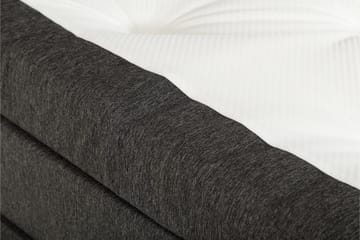 Lucky Sängpaket 150x200 SkumSlät Sänggavel Nackkudde - Nackkudde Stor Svart/Grå - Möbler - Säng - Kontinentalsäng