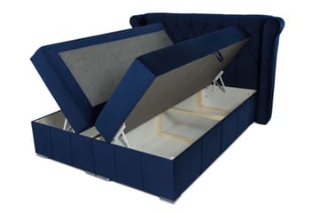 Lyckorna Kontinentalsäng 180x200 cm LED-belysning - Grå - Möbler - Säng - Kontinentalsäng