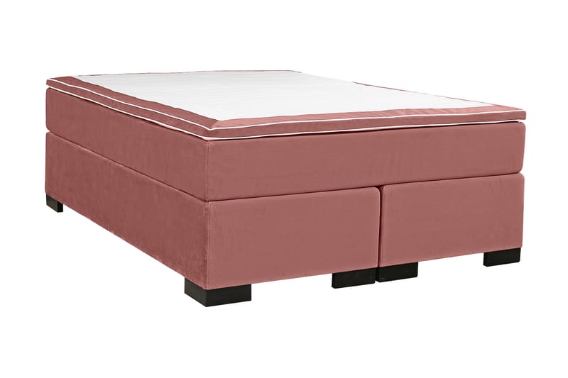 Malta Kontinentalsäng 160x200cm - Rosa/Sammet - Möbler - Säng - Kontinentalsäng