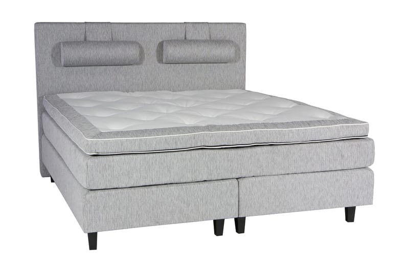 Mei Kontinentalsäng 180x200 cm, Ljusgrå