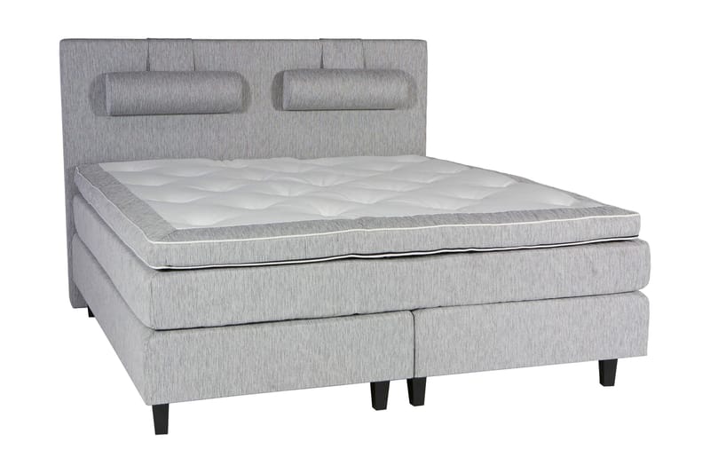 Mei Kontinentalsäng 180x200 cm, Ljusgrå