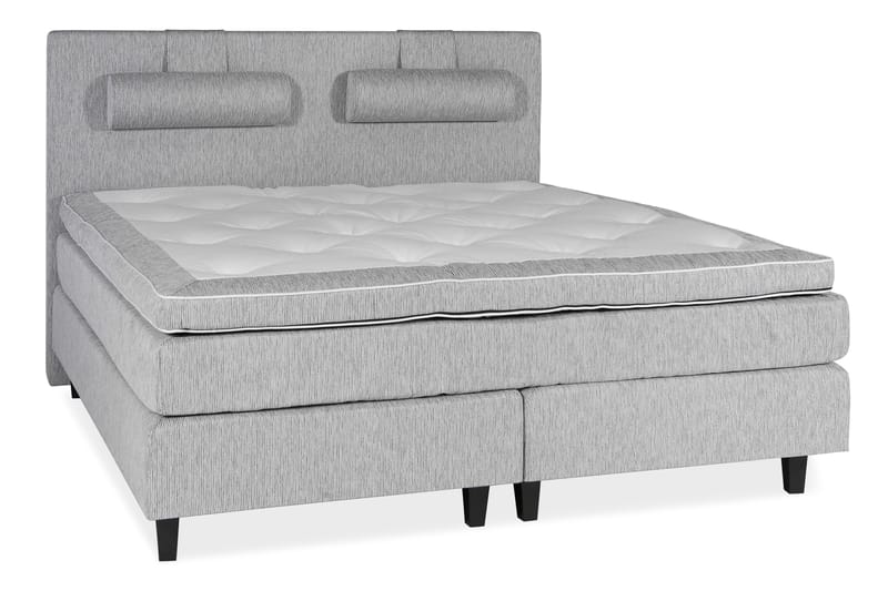 Mei Kontinentalsäng 180x200 cm, Ljusgrå