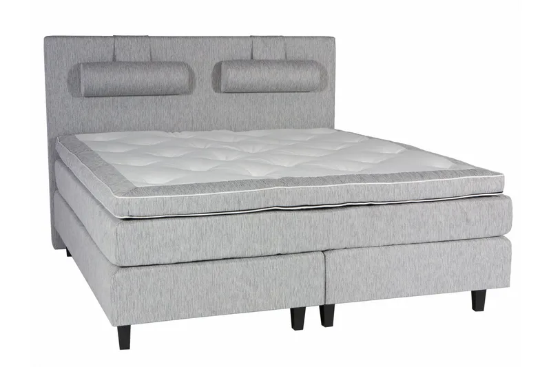 Mei Kontinentalsäng 180x200 cm, Ljusgrå