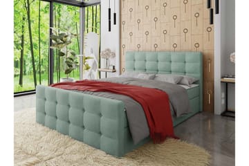 Milano Kontinentalsäng 180x200 cm med Sänggavel - Grön - Möbler - Säng - Kontinentalsäng