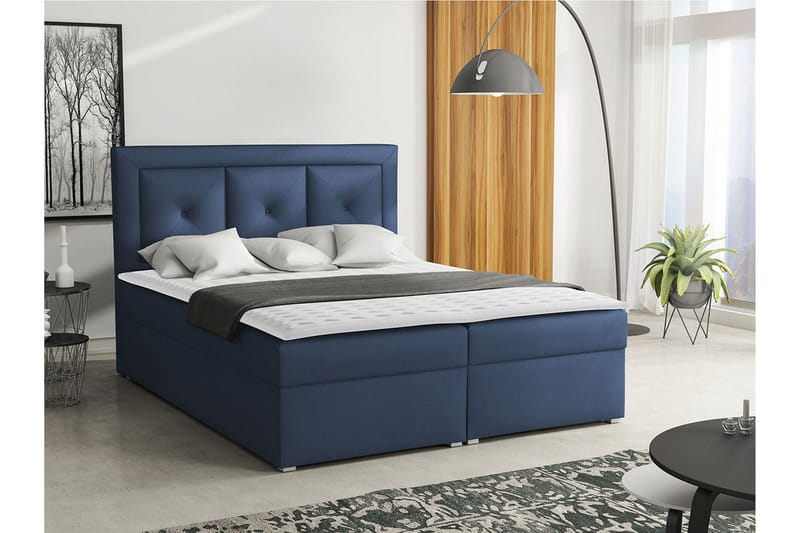 Moden Kontinentalsäng 160x215cm - Blå - Möbler - Säng - Kontinentalsäng