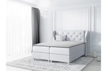 Naurstad Kontinentalsäng 120x200 cm - Ljusgrå - Möbler - Säng - Kontinentalsäng