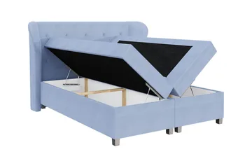 Naurstad Kontinentalsäng 120x200 cm - Ljusgrå - Möbler - Säng - Kontinentalsäng