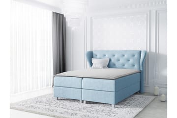 Naurstad Kontinentalsäng 140x200 cm - Blå - Möbler - Säng - Kontinentalsäng