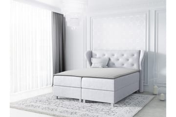 Naurstad Kontinentalsäng 140x200 cm - Ljusgrå - Möbler - Säng - Kontinentalsäng