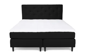 Nice Deluxe Komplett Sängpaket 160x200 - Svart - Möbler - Säng - Kontinentalsäng