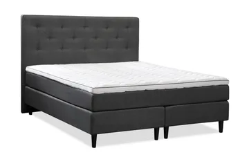 Nice Deluxe Kontinentalsäng 140x200 - Mörkgrå - Möbler - Säng - Kontinentalsäng