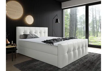 Norrbacksjö Kontinentalsäng 120x200 cm - Vit - Möbler - Säng - Kontinentalsäng