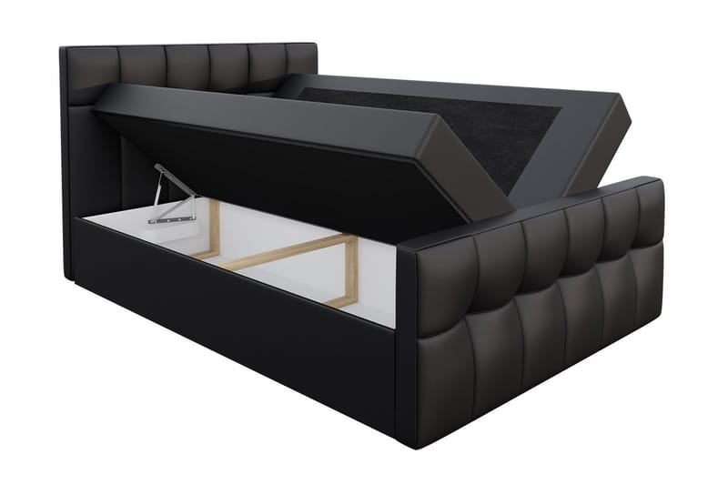 Norrbacksjö Kontinentalsäng 140x200 cm - Svart - Möbler - Säng - Kontinentalsäng