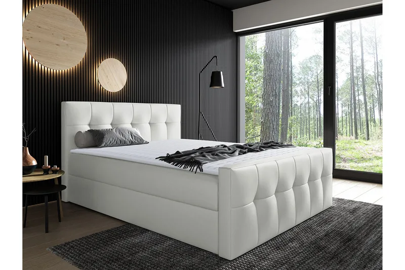 Norrbacksjö Kontinentalsäng 200x200 cm - Vit - Möbler - Säng - Kontinentalsäng