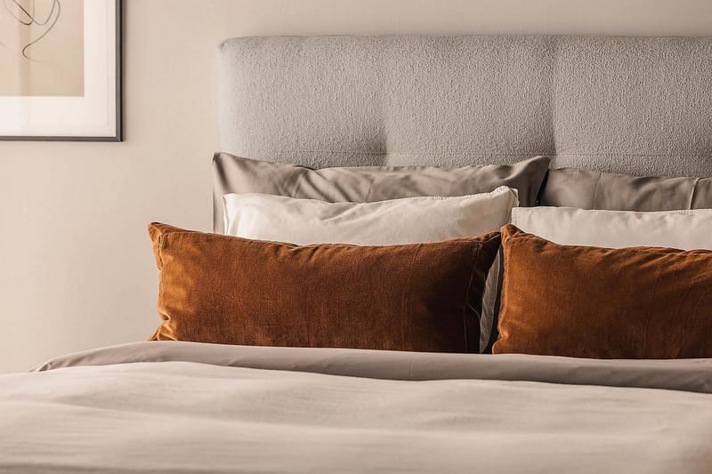 Oslo Lyx Kontinentalsäng 120x200 cm - Grå - Möbler - Säng - Kontinentalsäng