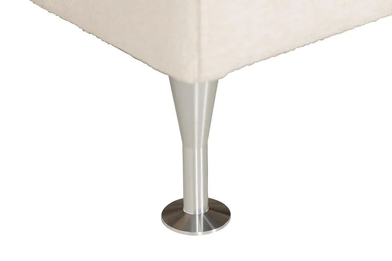 Oslo Lyx Lyx Komplett Sängpaket Kontinentalsäng 180x200 cm med Knappad sänggavel - Ljusbeige - Möbler - Säng - Kontinentalsäng