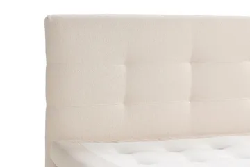 Oslo Lyx Sängpaket Boucle 160x200 Knappad gavel - Beige - Möbler - Säng - Kontinentalsäng