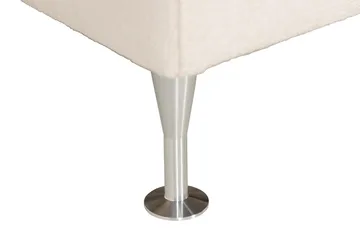 Oslo Lyx Sängpaket Boucle 180x200 Djuphäftad gavel - Ljusbeige - Möbler - Säng - Kontinentalsäng