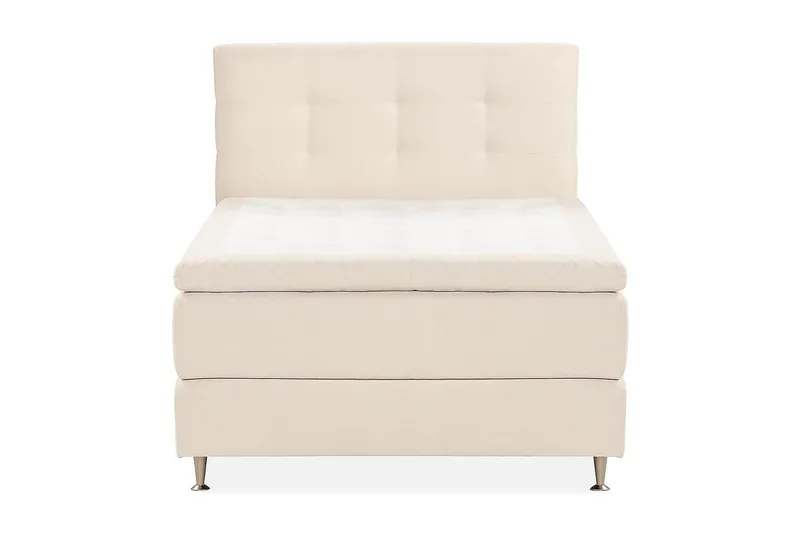 Oslo Lyx Sängpaket Kontinentalsäng 120x200 cm, Ljusbeige