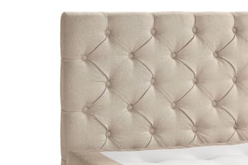 Oslo Lyx Sängpaket Kontinentalsäng 140x200 cm - Beige - Möbler - Säng - Kontinentalsäng