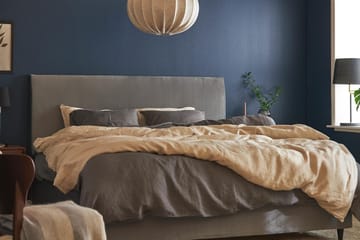 Pigge Extra Kontinentalsäng 180x200 - Grå - Möbler - Säng - Kontinentalsäng
