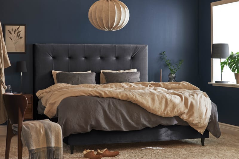 Pigge Extra Sängpaket Kontinentalsäng 180x200 - Mörkgrå - Möbler - Säng - Kontinentalsäng