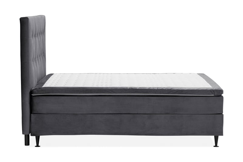 Pigge Extra Sängpaket Kontinentalsäng 180x200 - Mörkgrå - Kontinentalsäng - Dubbelsäng - Komplett sängpaket