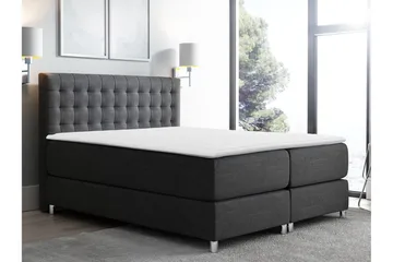 Plevoll Kontinentalsäng 140x200 - Grå - Möbler - Säng - Kontinentalsäng