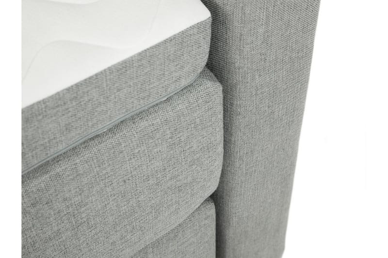 Plevoll Kontinentalsäng 140x200 - Ljusgrå - Möbler - Säng - Kontinentalsäng
