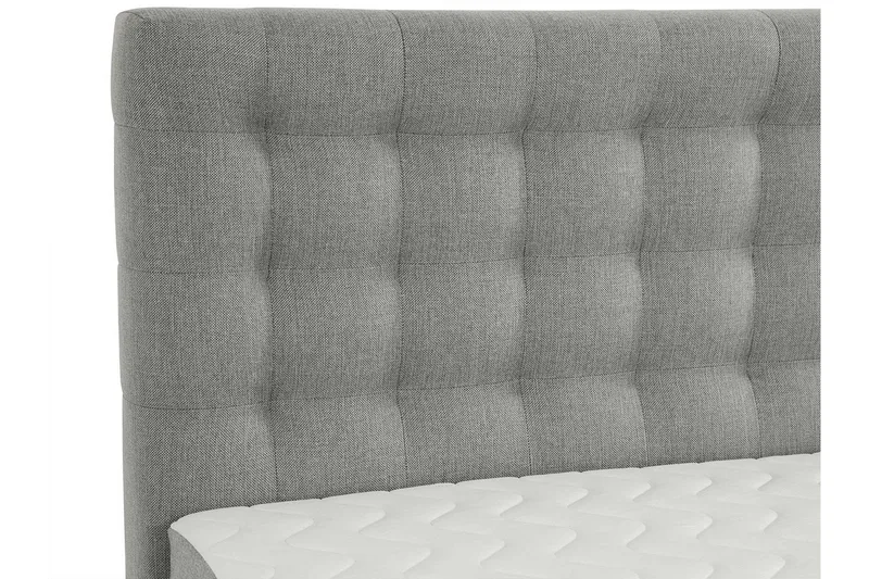 Plevoll Kontinentalsäng 140x200 - Ljusgrå - Möbler - Säng - Kontinentalsäng