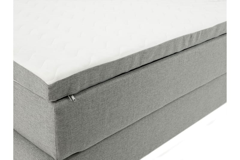 Plevoll Kontinentalsäng 160x200 - Ljusgrå - Möbler - Säng - Kontinentalsäng