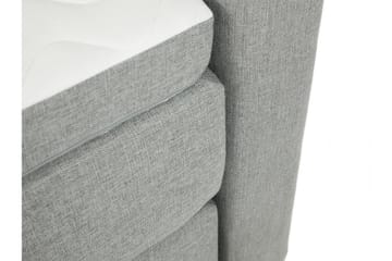 Plevoll Kontinentalsäng 160x200 - Ljusgrå - Möbler - Säng - Kontinentalsäng