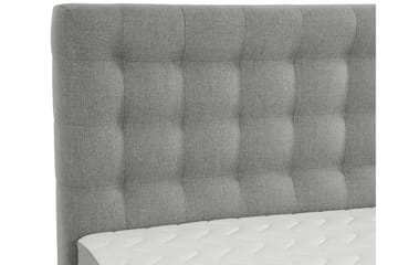 Plevoll Kontinentalsäng 160x200 - Mörkgrå - Möbler - Säng - Kontinentalsäng