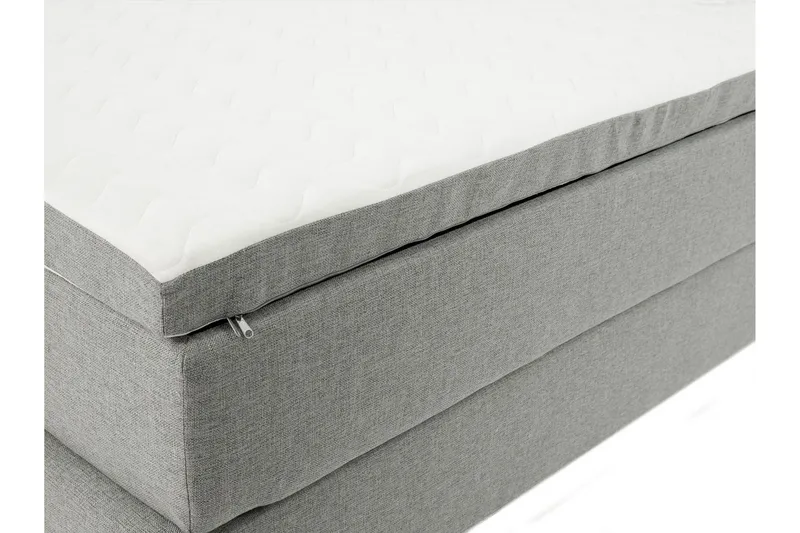 Plevoll Kontinentalsäng 180x200  Ljusgrå - Ljusgrå - Möbler - Säng - Kontinentalsäng