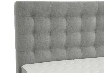 Plevoll Kontinentalsäng 180x200  Ljusgrå - Ljusgrå - Möbler - Säng - Kontinentalsäng