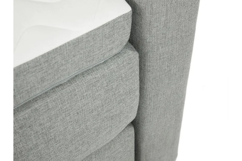 Plevoll Kontinentalsäng 180x200  Ljusgrå - Ljusgrå - Möbler - Säng - Kontinentalsäng