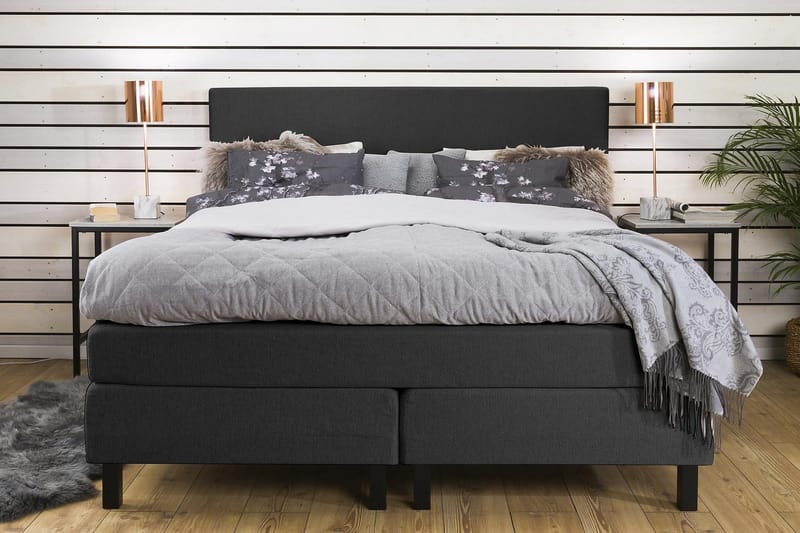 Princess Kontinentalsäng 160x200cm - Grå - Möbler - Säng - Kontinentalsäng