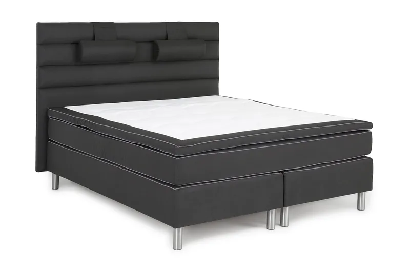 Queen Komplett Sängpaket 180x200 - Svart 180x200 - Möbler - Säng - Kontinentalsäng