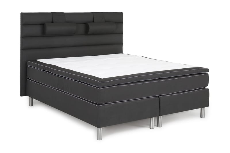 Queen Kontinentalsäng Komplett Sängpaket 160x200 cm - 160x200 Svart - Möbler - Säng - Kontinentalsäng