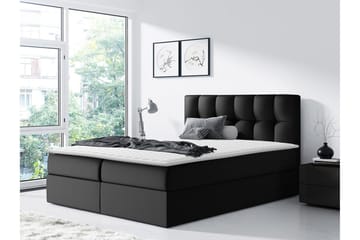 Rico Kontinentalsäng 120x208cm LED-belysning - Svart - Möbler - Säng - Kontinentalsäng