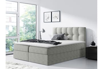 Rico Kontinentalsäng 180x208cm LED-belysning - Grå - Möbler - Säng - Kontinentalsäng