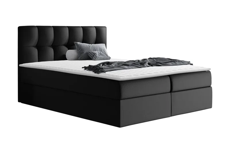 Rico Kontinentalsäng 200x208cm, Svart