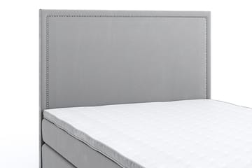 Romance Lyx Velvet 140x200 - Ljusgrå - Möbler - Säng - Kontinentalsäng