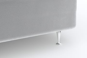 Romance Lyx Velvet 140x200 - Ljusgrå - Möbler - Säng - Kontinentalsäng
