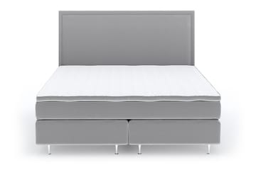 Romance Lyx Velvet 160x200 - Ljusgrå - Möbler - Säng - Kontinentalsäng