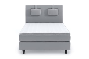 Romance Lyx Velvet Sängpaket 120x200 - Ljusgrå - Möbler - Säng - Kontinentalsäng