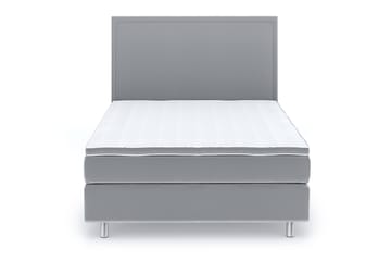 Romance Lyx Velvet Sängpaket 120x200 - Ljusgrå - Möbler - Säng - Kontinentalsäng