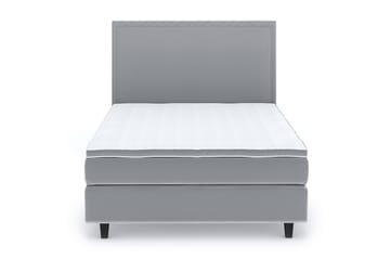 Romance Lyx Velvet Sängpaket 120x200 - Ljusgrå - Möbler - Säng - Kontinentalsäng