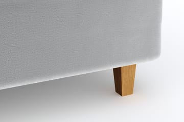 Romance Lyx Velvet Sängpaket 120x200 - Ljusgrå - Möbler - Säng - Kontinentalsäng